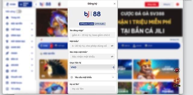 Bước 1 Đăng ký tài khoản