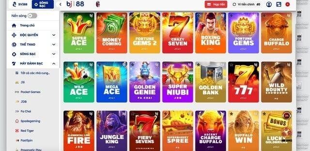 Cập nhật game cược Casino BJ88 đầy đủ nhất