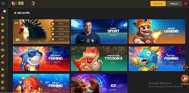 Kho game nhà cái BJ88 đặc sắc